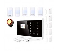 LCD Touch Pstn Gsm Alarm System With Ios App Android Control For Alarme Home Security  