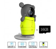 Besteye® 16GB TF Card and Cute Wireless WIFI Camera with IR Night Vision IP Surveillance Wireless Camera   