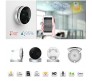 Snov HD Wifi Night Vision IP Baby Monitor Cube IP Camera Business Present with 5pcs Wireless Alarm Sensors, CMS & APP  